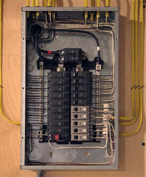 how to wire a sub electrical box|electrical sub panel installation.